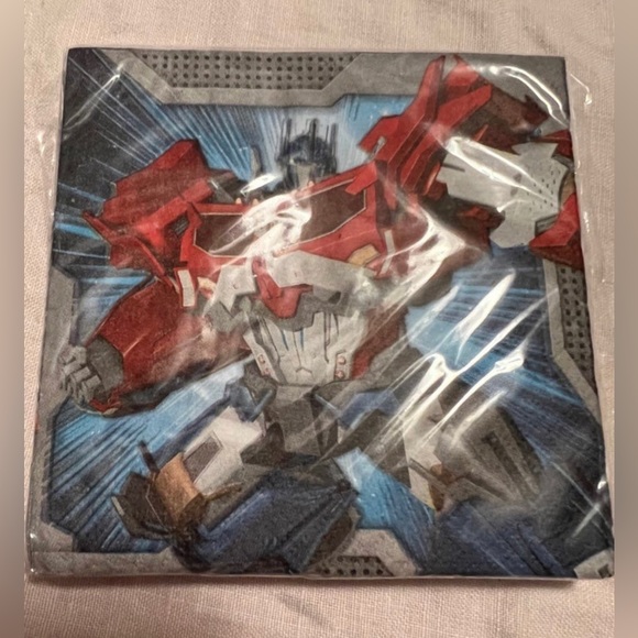 Transformers Movie | PARTY SUPPLIES DUO | Invitations and Napkins - Picture 2 of 5